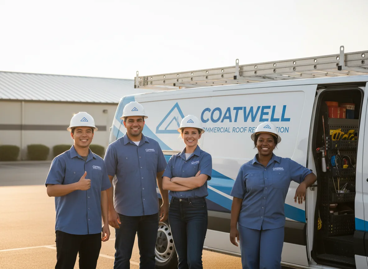 Commercial roof coating company in Lakeview, TX